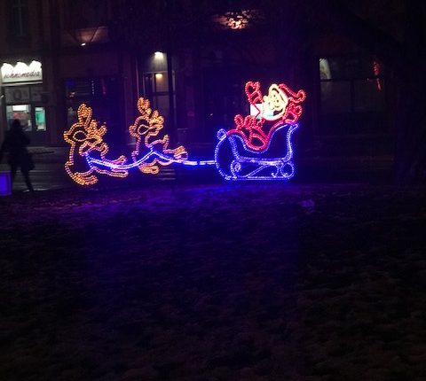 novogodišnja rasveta Zaječar