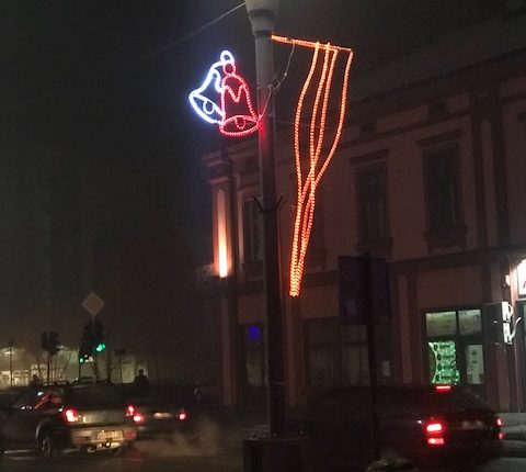 novogodišnja rasveta Zaječar