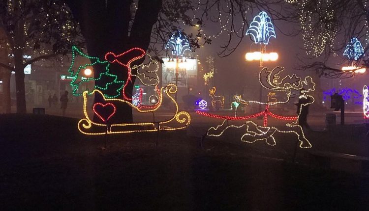 novogodišnja rasveta Zaječar